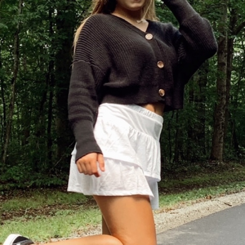 Wild Fable Knitted Black Cardigan